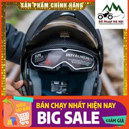 Mũ Lật hàm Royal M179 - Mũ bảo Hiểm Fullface Chính Hãng Bảo Hành 1 năm toàn quốc 2