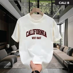 Áo thun nam nữ cổ tròn CALIFORNIA form unisex chất cotton mềm mại, áo thun local brand áo thun in phong cách trẻ trung 3