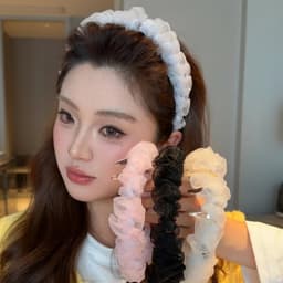 Gạc Ba Lê ~ Băng Đô Quạc Ngọt Ngào Phong Cách Mới Mặt Nhỏ 2