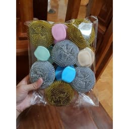 Dụng cụ cọ nồi tay cầm ngắn dễ dàng cọ sạch mọi góc cạnh 8