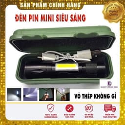 Đèn Pin MINI Siêu Sáng Cao Cấp Có Zoom [Miễn Phí Vận Chuyển khi đơn đạt giá trị tối thiểu 200K] 7