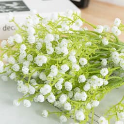 1kg Cỏ điểm hoa baby nhựa các loại dùng cho hoa sáp, hoa giả, trang trí, làm đồ handmade - PKF007 1