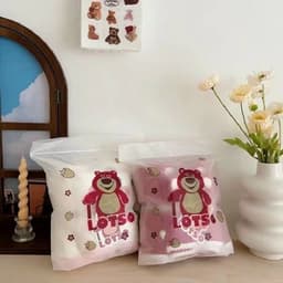 Combo 2 Khăn Tắm & Khăn Mặt Gấu Losto Kuromi Labubu Cute Hottrend Thấm Hút Tốt Mềm Mịn Dễ Giặt 4