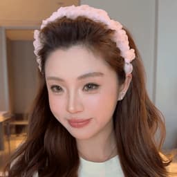 Gạc Ba Lê ~ Băng Đô Quạc Ngọt Ngào Phong Cách Mới Mặt Nhỏ 7
