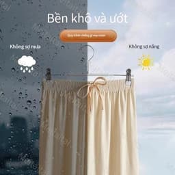 Móc áo gia dụng kẹp quần inox kẹp quần chống trơn trượt không đánh dấu kẹp váy thích hợp cho shop thời trang cửa hàng 5