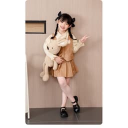 Giày Búp Bê Khóa Miu Bé Gái Đế Mềm Êm Chân [GG41] 8