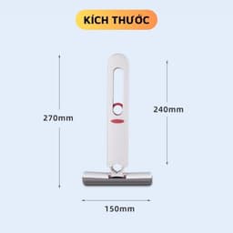 Cây lau kính tự vắt mini gấp gọn, dụng cụ lau vệ sinh bàn bếp, bàn làm việc kính ô tô thấm hút nước 1