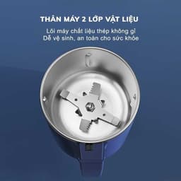 Máy xay hạt mini đa năng công xuất 300W xay bột ngũ cốc cafe các loại hạt khô cực nhanh 4