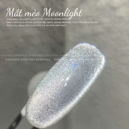 Sơn mắt mèo Ánh Trăng Milan Moonlight   - nail trắng bạc sáng mịn 4