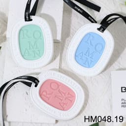 Khuôn silicon làm sáp thơm, thạch cao thơm treo phòng chữ roman - HM5048.19 2