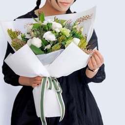 Túi 10 tờ giấy xốp 3D dập nổi gói hoa 5