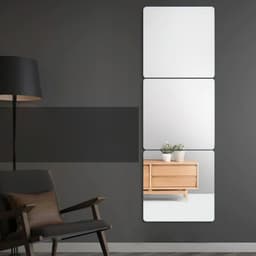 [HCM] Gương treo Dán Tường toàn thân chống vỡ soi , dán tủ quần áo, hình vuông 20*20cm -Fashinrandy 1