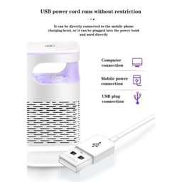 Đèn bắt muỗi-máy bắt muỗi diệt côn trùng thông minh kiêm đèn ngủ có cổng sạc USB  ( Có Bảo Hành Lỗi 1 Đổi 1 ) 7