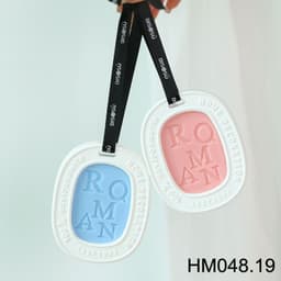 Khuôn silicon làm sáp thơm, thạch cao thơm treo phòng chữ roman - HM5048.19 3