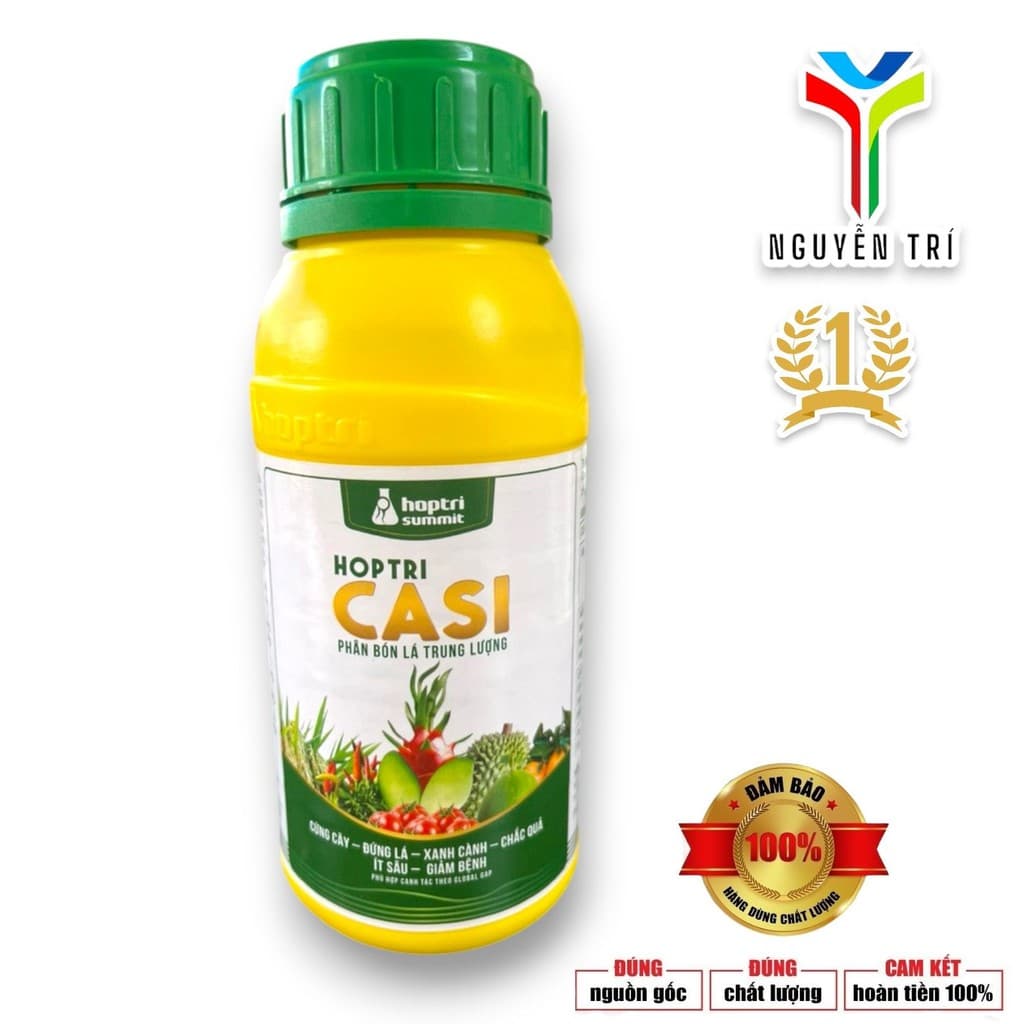 Phân Bón Canxi-Silic Hợp Trí CaSi (Chai 500ml) - Giúp Cứng Cây, Dựng Lá, Chắc Quả, Tăng Đề Kháng