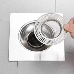 Nắp bịt cống thoát sàn nhà tắm bằng lưới inox thoát nhanh, chặn tóc, lọc rác, chống tắc hiệu quả 9