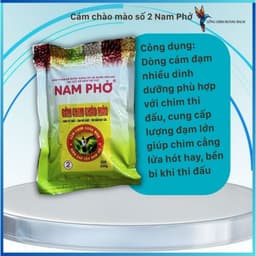Combo 3 gói Cám chim chào mào Nam phở số 1-2 cam kết hàng chính hãng lông đẹp căng lửa 4