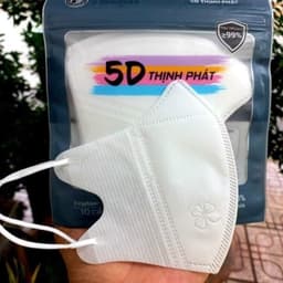 Khẩu trang 5D kháng khuẩn thùng 100 chiếc dùng 1 lần thịnh phát 2