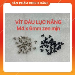 [ 50 con ]  ỐC VÍT BẮT AMPLI... ( M4x6 M4x8 M4x10 M4x18 M4x21 các mẫu  ) 1