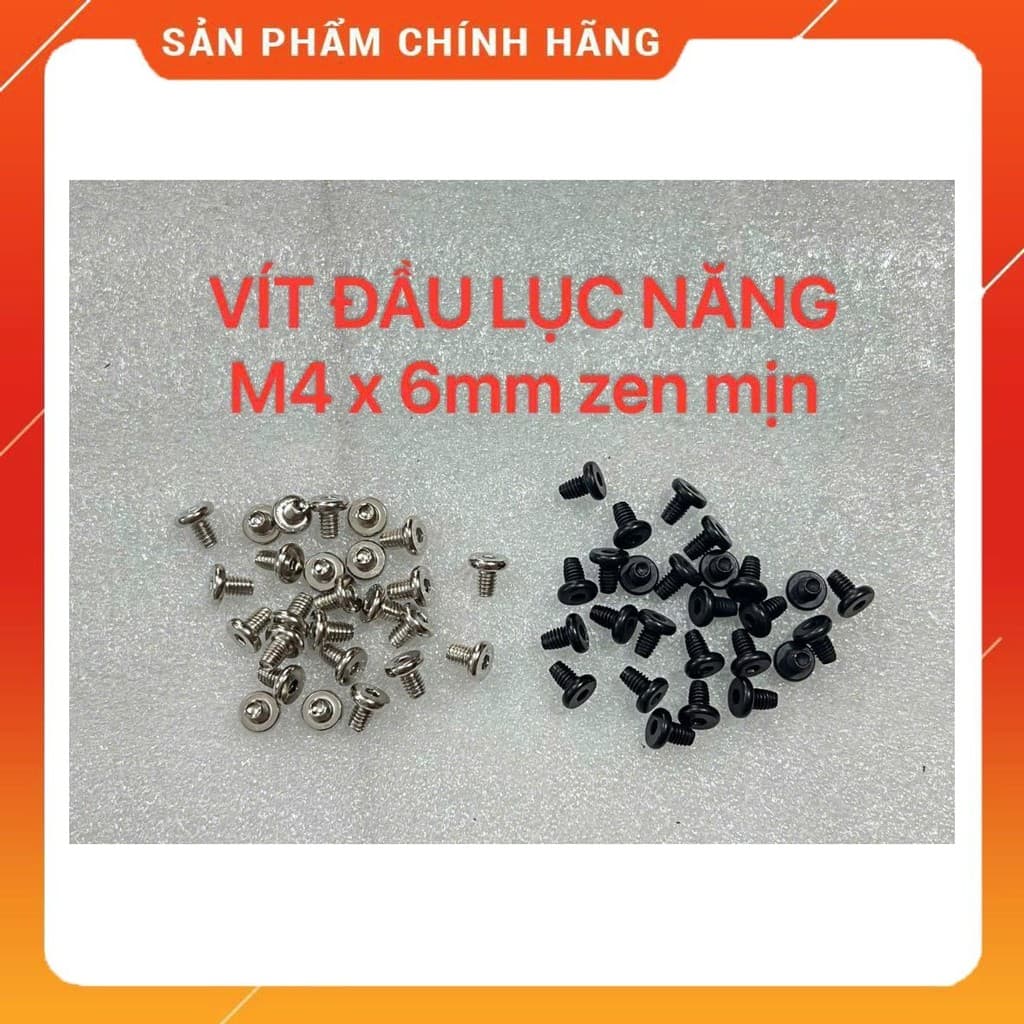 [ 50 con ]  ỐC VÍT BẮT AMPLI... ( M4x6 M4x8 M4x10 M4x18 M4x21 các mẫu  )