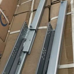 Ray Âm Nhấn Mở Cao Cấp. Kích thước từ 250-450mm Chất Liệu Thép Chống Gỉ Dày Dặn Chịu Tải 50kg. Dùng Cho Ngăn Kéo Tủ 9