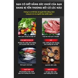 [HCM] - Máy Khử Trùng Ozone Thực Phẩm Và Rau Củ Taiwan Fresh Dung Tích 10L - Home and Garden 2