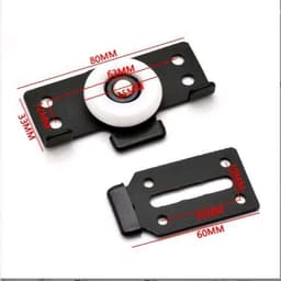 Bánh Xe Cửa Lùa Tăng Chỉnh. Dùng Cho Tủ Áo, Hàng Loại 1, Độ Bền Cao 1