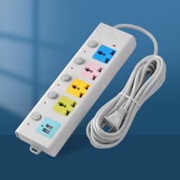 Ổ Cắm Điện USB Đa Năng Cao Cấp Chống Giật Dài 4m, 2 Cổng Cắm USB Chốt An Toàn Tiện Dụng gd1511 8
