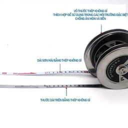 Thước cuộn dây thép cao cấp 20M 30M 50M - độ chính xác cao, bền bỉ, chống mài mòn tuyệt vời. 2