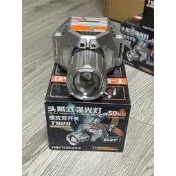 (M179)-Siêu Phẩm Đèn Đội Đầu T928 LED Mạnh Đèn 3 Chế Độ Xanh Vàng Trắng-Tầm Xa Đèn Pin Siêu Sáng-Dung Lượng 3600mAh----- 3
