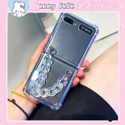 [CÓ SẴN] Ốp chống sốc Samsung Z Flip 4 - Z Flip 3 - ZFlip3 - Z Flip4 5G kèm dây đeo acrylic gấu năng động dễ thương 5