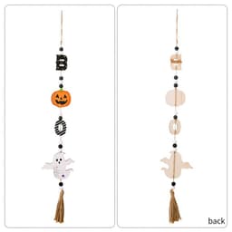 Halloween Cửa Treo Trang Trí Bí Ngô Ma Bát Lừa Hoặc Điều Trị Mặt Dây Biểu Ngữ Trang Trí Tiệc Cho Cửa Sổ Gia Đình Đồ Chơi Trẻ Em Đồ Trang Trí 8
