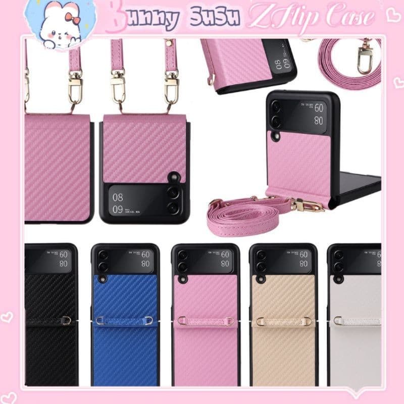 [CÓ SẴN] Ốp Samsung Z Flip 3 - ZFlip 3 - ZFlip3 - Flip3 5G unisex cho cả nam và nữ bảo vệ bản lề kèm dây dài