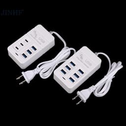 6 Cổng Sạc USB Đa Cổng 35W PD Type-C Điện Thoại Di Động Sạc Nhanh Tường Bộ Sạc TypeC USB Hub Adapter HOT -260901 3