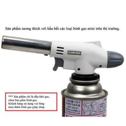 -Khò Gas Mini Tự Động danh  Lua Flame Gun🍀FREESHIP🍀 Đầu Khò Gas Chuyên Dụng- Núm điều Chỉnh Nhiệt 3