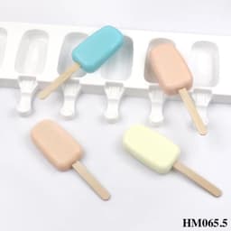Khuôn silicon làm kem, làm kẹo mút các loại - HM065 8
