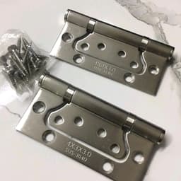 Bản Lề Âm Dương, Bản Lề Bướm. Chất Liệu inox 304 Sịn. Túi Đủ Vít, Hàng Loại 1 Dày Dặn Chắc Chắn, Độ Bền Cao 1