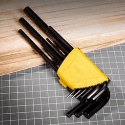 Bộ công cụ lục giác đa chức năngm CR-V, Bộ cờ lê chìa khóa lục giác có độ cứng cao S2, 1.5-10mm 9