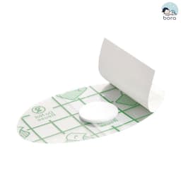 Miếng dán bịt tai chống nước cho bé đi tắm/đi bơi dùng 1 lần có màng PU siêu mỏng, có bông thấm nước [Set 20c có bông] 6