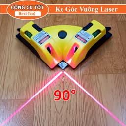 Thước Laser Ke Góc Vuông Đa Năng - Máy Bắn Tia Lazer Mini Dùng Cân Bằng Gạch Xây Dựng Shop Công Cụ Tốt 1