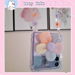 Z Flip 3 - ZFlip 3 - ZFlip3 - Flip3 5G hoa vải nhẹ nhàng nữ tính 5
