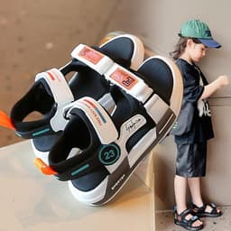 Dép sandal bé trai bé gái quai ngang đơn giản đi học, năng động, khỏe khoắn tự tin cho bé [8608] 1