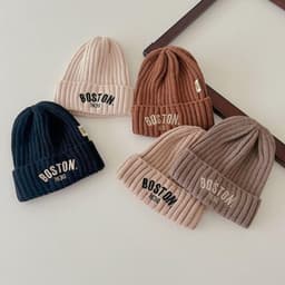 Mũ bảo vệ tai SIRENXI, len mềm ​​Mũ ấm áp cho bé, mặc trẻ em Beanies Boy Girl 9
