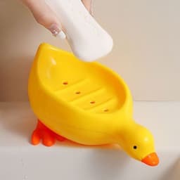 "Hộp đựng xà phòng CHÚ VỊT chất liệu NHỰA cao cấp, dễ thương, sang trọng" 5