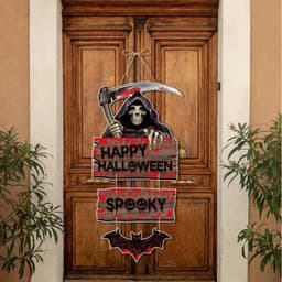 Halloween Cửa Treo Trang Trí Bí Ngô Ma Bát Lừa Hoặc Điều Trị Mặt Dây Biểu Ngữ Trang Trí Tiệc Cho Cửa Sổ Gia Đình Đồ Chơi Trẻ Em Đồ Trang Trí 3