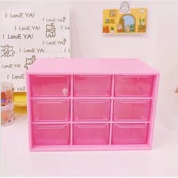 Tủ nhựa 9 ngăn trong suốt đựng đồ trang sức free ship 3