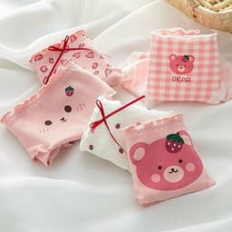 Set 20 Quần Lót Nữ Cotton 💥 HÀNG CAO CẤP 💥 Quần Chip Cute Tăm Mềm Gấu Bee Hồng Thoáng Khí Co Dãn Kháng Khuẩn C18 2
