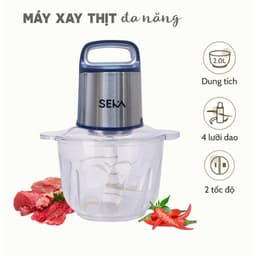 Máy xay thịt SEKA SK2288 đa năng công suất 500W, cối thuỷ tinh dao 4 lưỡi  TUIDO SHOP 6