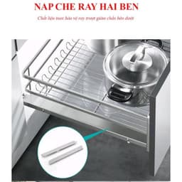 Fulco. Giá Để Xoong Nồi Inox 304 Cao Cấp, Có Ray Trượt Giảm Chấn, Khay Hứng Nước. Bảo Hành Han Rỉ Chọn Đời Tại Nhà 3