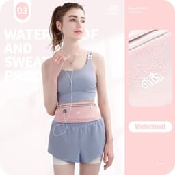 Túi đeo hông chạy bộ chống thấm nước OUDO - Giúp đựng điện thoại một cách tiện lợi và an toàn. 2
